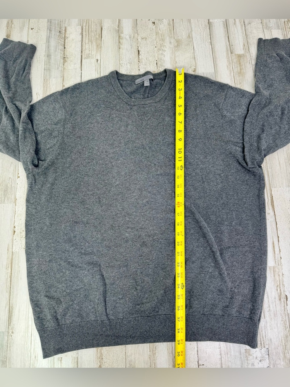 Old Navy Men's XXL Sweater Crewneck Heathered Gray Soft Knit Pullover - Picture 7 of 14